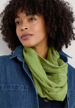 Снуд PRETTY USEFUL CIRCLE Seasalt Cornwall, зеленый