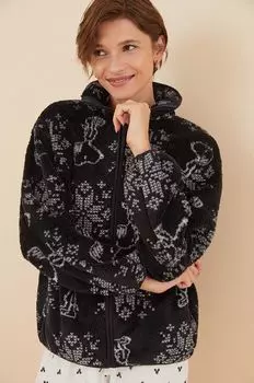 Снупи халат women'secret, черный