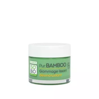 So Bio Etic Bamboo Deep Cleansing Smoothing Scrub - Отшелушивающее средство для ухода за кожей Sobio Etic