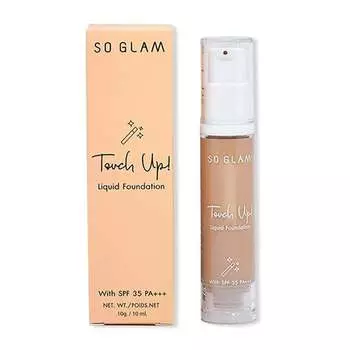 So Glam Жидкая тональная основа Touch Up 10 г. 03 Заварной крем, Custard