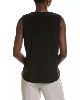 Со складками спереди Anne Klein, черный