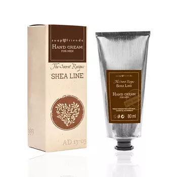 Soap&Friends, Крем для рук с маслом ши для мужчин 80 мл