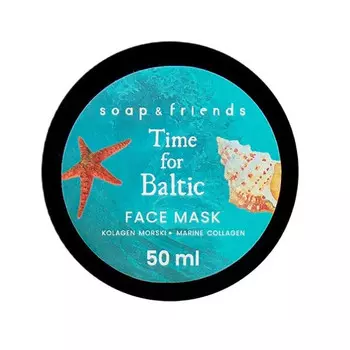 Soap&Friends, Питательная маска для лица Time for Baltic, 50мл