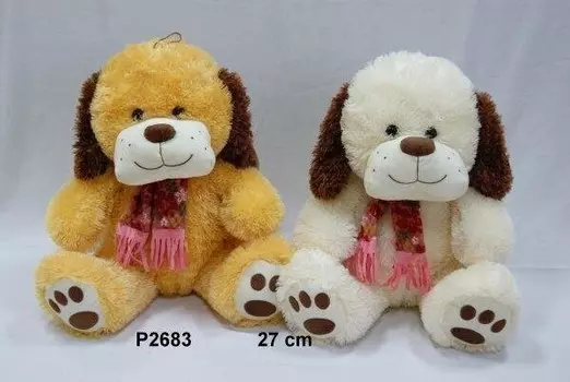 Собака 2 цвета с шарфом (P2683-24) Sun-Day