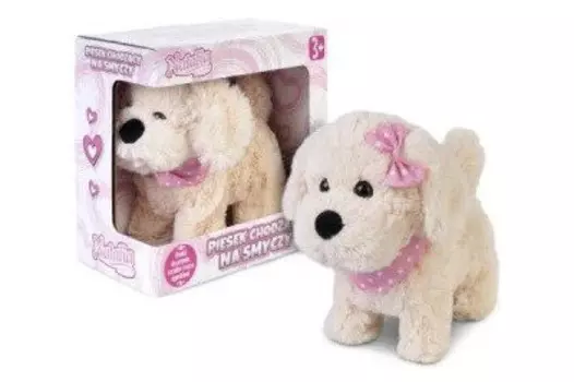 Собака гуляет на поводке Наталья. Artyk