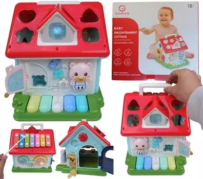 SobeBear Sensory House Развивающий кубик-игрушка для малышей и детей PakaNiemowlaka