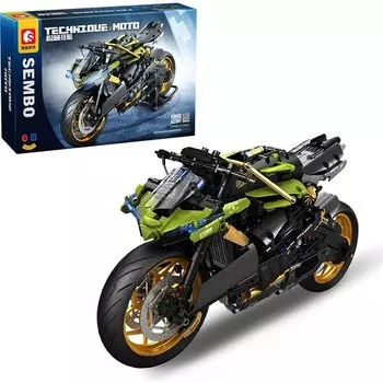 Собранная модель Sembo Block Мотоцикл
