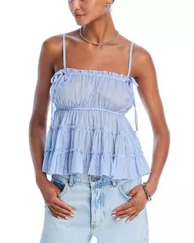 Собранный топ - эксклюзив AQUA, синий
