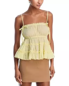 Собранный топ - эксклюзив AQUA, желтый