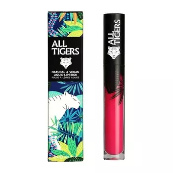 Собственная жидкая губная помада Stage 786 Fuchsia — стойкая, матовая, веганская и натуральная, с биоингредиентами, All Tigers