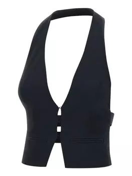 События жилет Elisabetta Franchi, черный