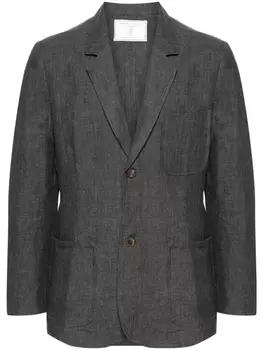 Socit Anonyme льняной пиджак, серый