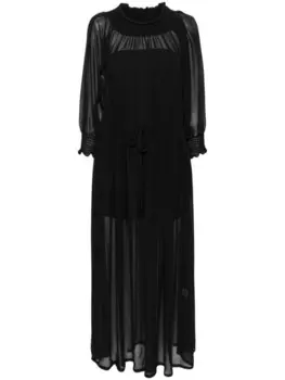 Socit Anonyme платье макси Princess, черный