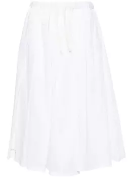 Socit Anonyme плиссированная юбка миди, белый