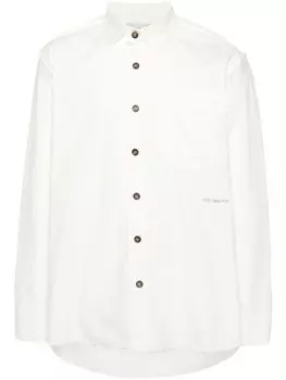Socit Anonyme рубашка Antoine с необработанными краями, белый