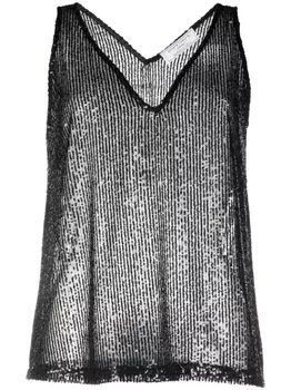 Socit Anonyme топ Selvi с пайетками, черный