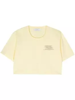 Socit Anonyme укороченная футболка Binary, желтый