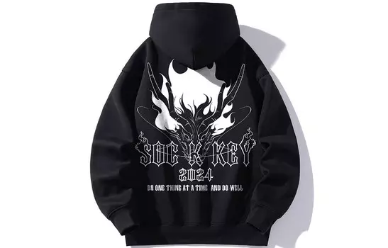 SOCKKEY Толстовка унисекс, Бургундия