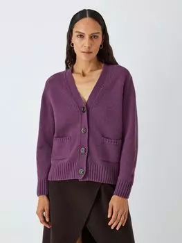 SOEUR Sergio Кардиган оверсайз, фиолетовый