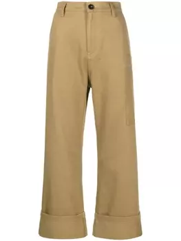 Sofie D'hoore прямые брюки, коричневый