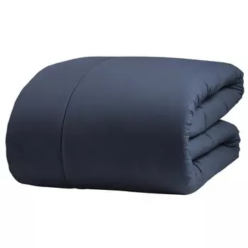 Согревающее одеяло из чистого хлопка, окрашенное в готовом виде - Сенна Lisola Stone, деним, 130х170см