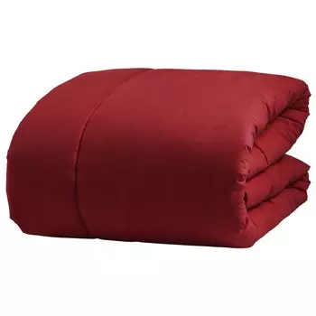 Согревающее одеяло из чистого хлопка, окрашенное в готовом виде - Сенна Lisola Stone, вишня, 130х170см