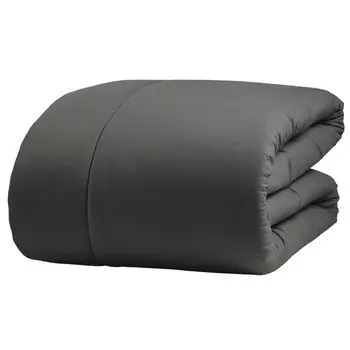 Согревающее одеяло из чистого хлопка, окрашенное в готовом виде - Сенна Lisola Stone, гризайль, 130х170см