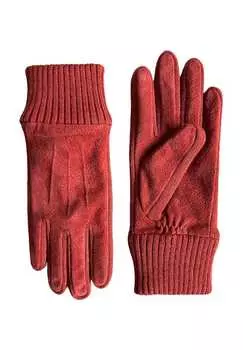 Согревающие кожаные перчатки для пальцев Otto Kessler, цвет 219 rust