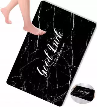 Сохнущий коврик для ванной - Впитывающая способность - Безопасность - Легкость - Универсальность - Легко чистится - Качество и комфорт Edibazzar