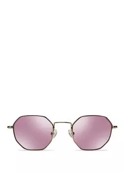 Soho большие стальные розовые зеркальные солнцезащитные очки Eye Connection, розовый