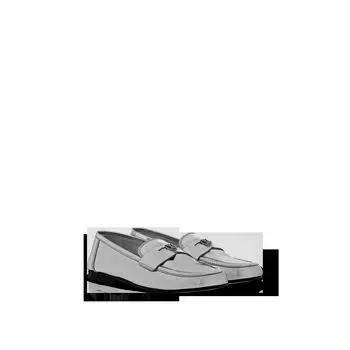 Soho Flat Лоферы Louis Vuitton, серебряный
