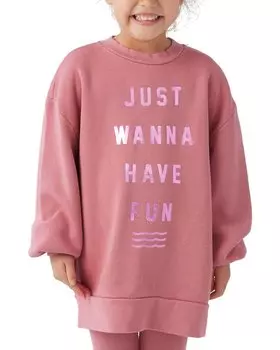 Sol Angeles Весело провести время большой свитер, розовый