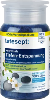 Соль для ванн морская соль глубокого расслабления 600г tetesept
