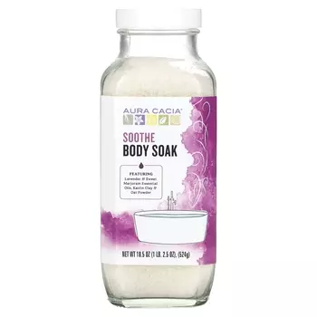 Соль для ванны Aura Cacia,Body Soak Soothe, 524 г