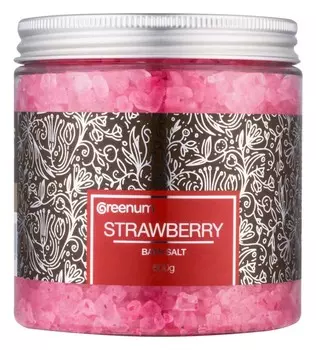 Соль для ванны Greenum Strawberry