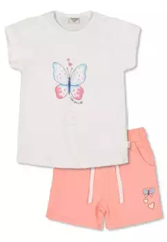 СОЛЬ И ПЕРЕЦ Футболка "Улыбка" с принтом бабочки Salt And Pepper, цвет Wei-Apricot