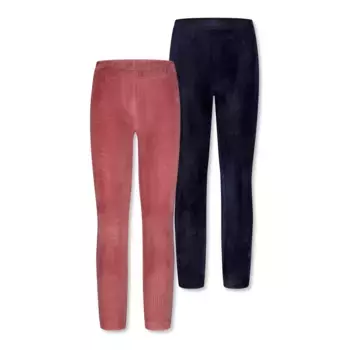 СОЛЬ И ПЕРЕЦ Леггинсы «Kidspark» из уютного вельвета Salt And Pepper, красный