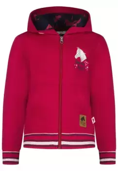 СОЛЬ И ПЕРЕЦ "Школа верховой езды" толстовка с конной вышивкой Salt And Pepper, цвет Beere