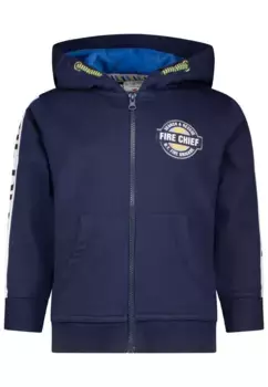 СОЛЬ И ПЕРЕЦ Толстовка "Классика" с мотивом пожарной охраны на спине Salt And Pepper, синий