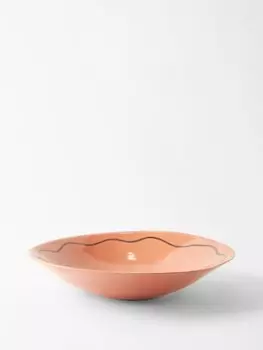 Sol seashell большая керамическая сервировочная миска The Conran Shop, розовый