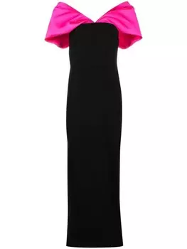 Solace London платье макси Dakota с открытыми плечами, черный