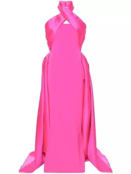 Solace London платье макси Rumi, розовый