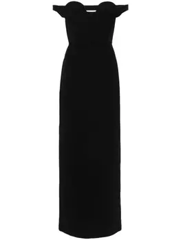 Solace London платье макси Serina, черный