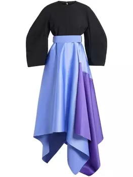 Solace London Платье миди Quinn, фиолетовый