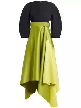 Solace London Платье миди Quinn, зеленый