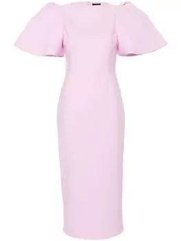 Solace London платье миди The Lora, розовый