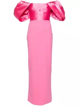 Solace London платье Sian с открытыми плечами, розовый
