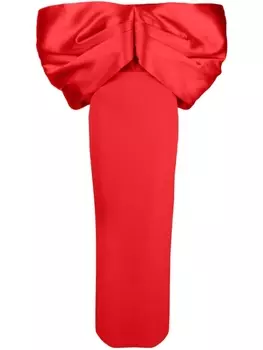 Solace London вечернее платье Filippa с открытыми плечами, красный