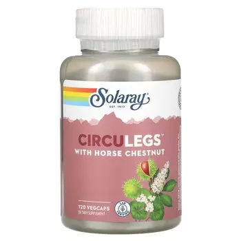 Solaray CircuLegs - Конский каштан Специальная формула 120 вег капсул