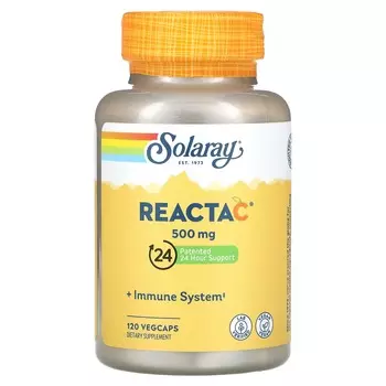 Solaray Reacta-C 500 mg 120 Vegetarian Capsules